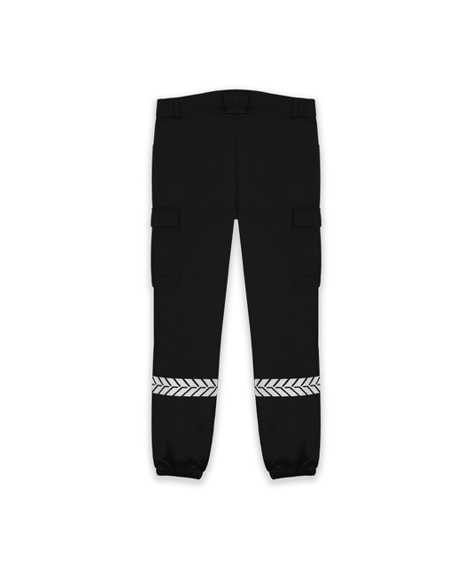 Pantalon Sécurité Privée noir avec bandes HV - GK SAFETEK®️
