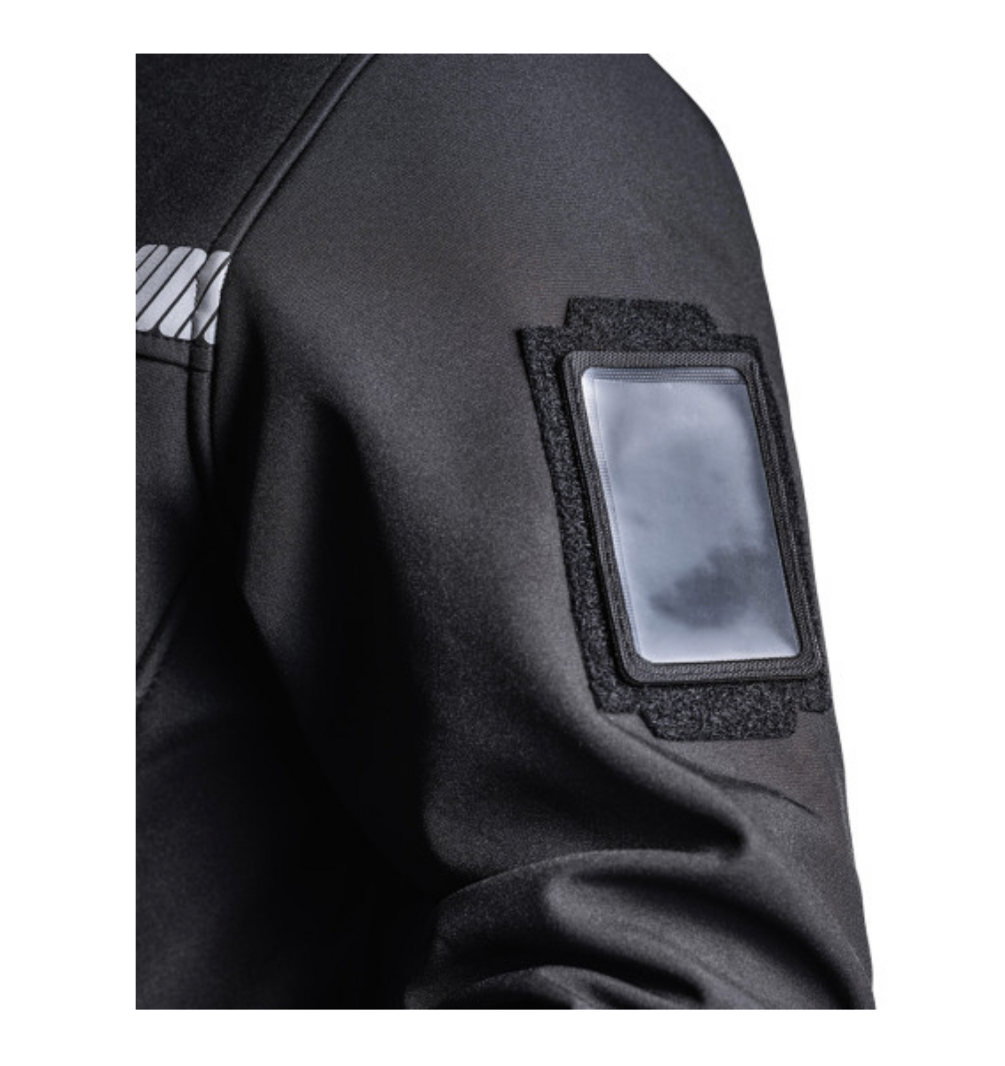 Porte-carte velcro SÉCU-ONE — Noir