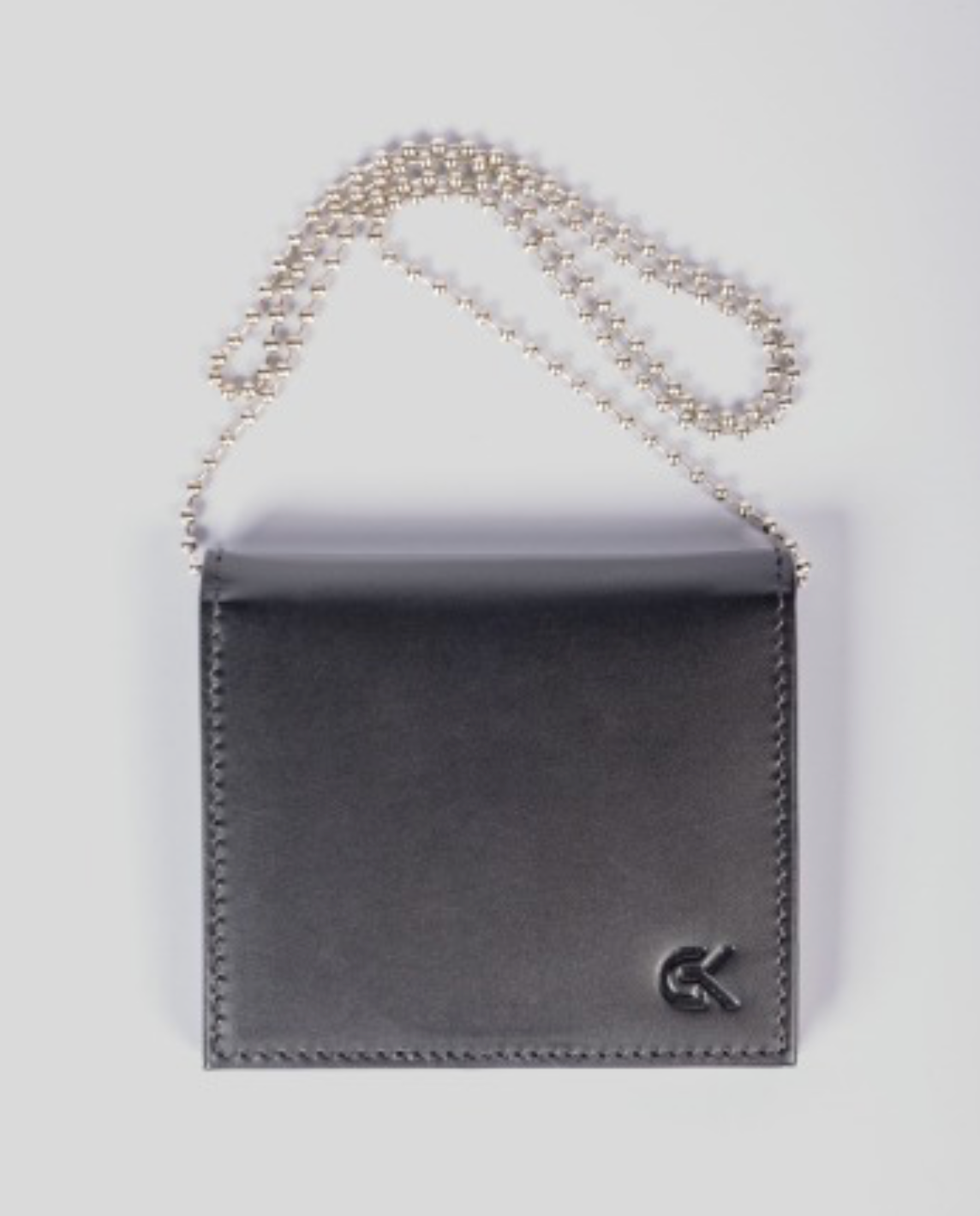 Porte-cartes cuir noir avec emplacements grade et médaille – GK 4187C