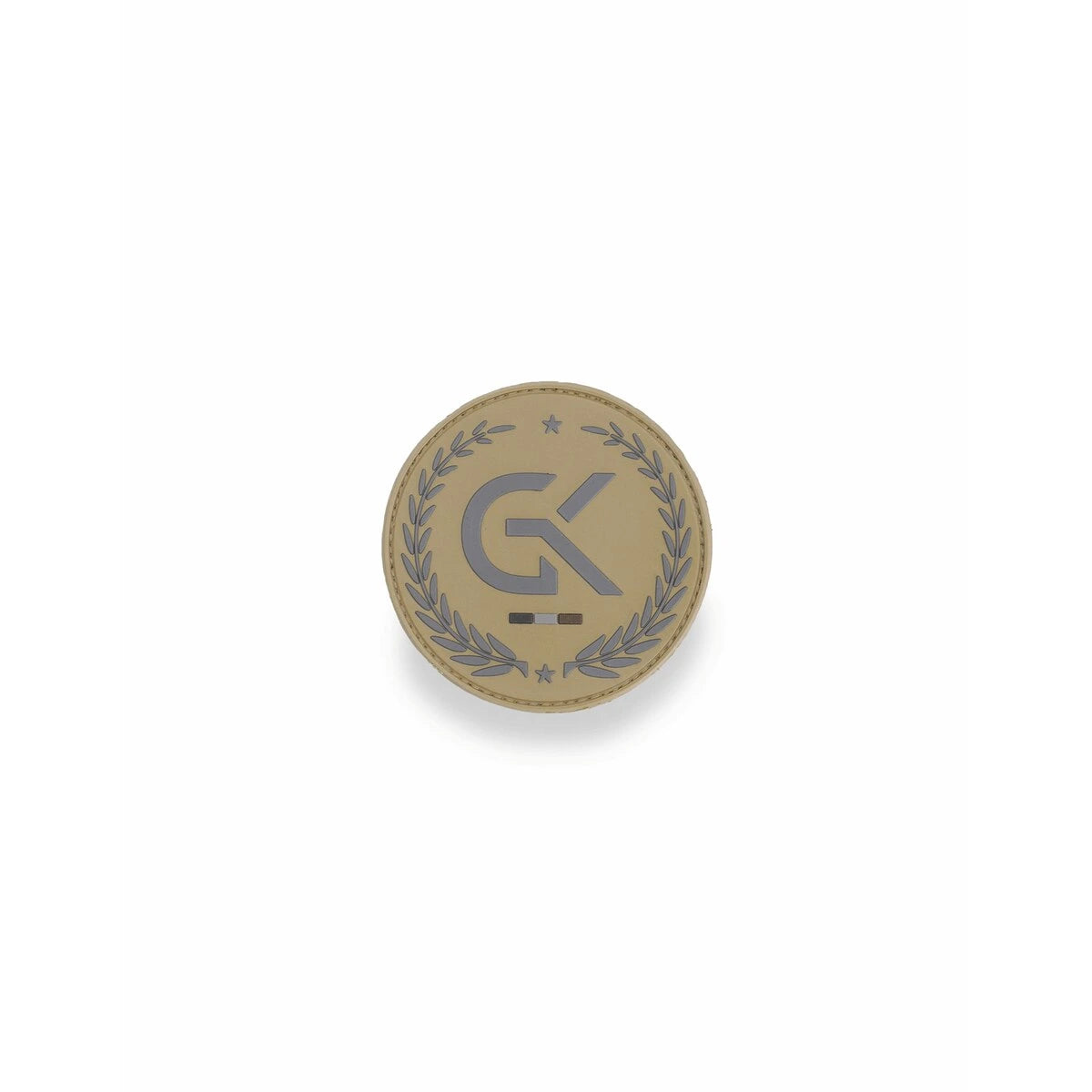 Écusson Basse Visibilité GK en Gomme - Noir