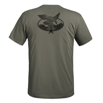T-shirt STRONG Troupes de Montagne vert olive