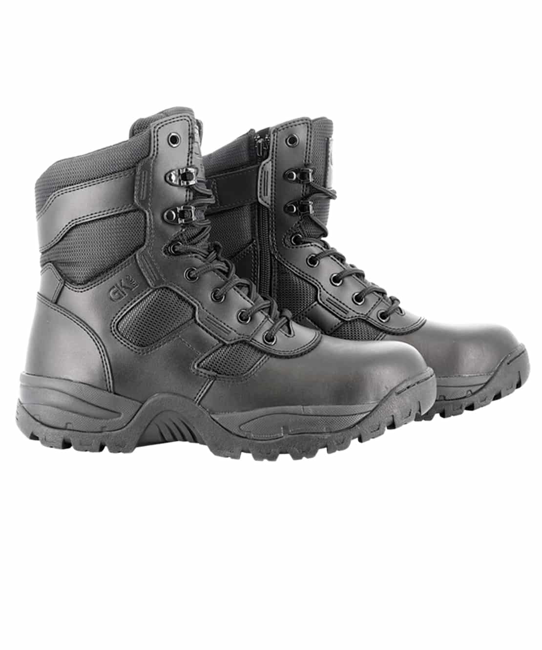 GK BOOTS - Cuir,Toile & Zip