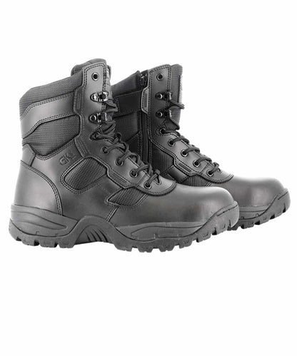 GK BOOTS - Cuir,Toile & Zip