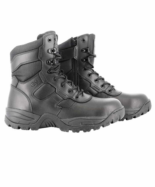GK BOOTS - Cuir,Toile & Zip