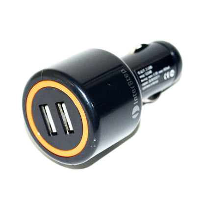 Adaptateur allume-cigare prise double pour cordon de chargement USB