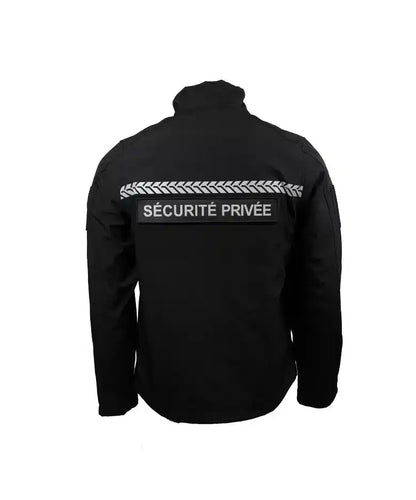 Softshell Sécurité Privée avec bandes HV – GK SAFETEK®️