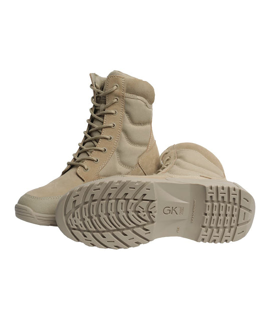 Chaussures d'Intervention Cuir & Toile Sable