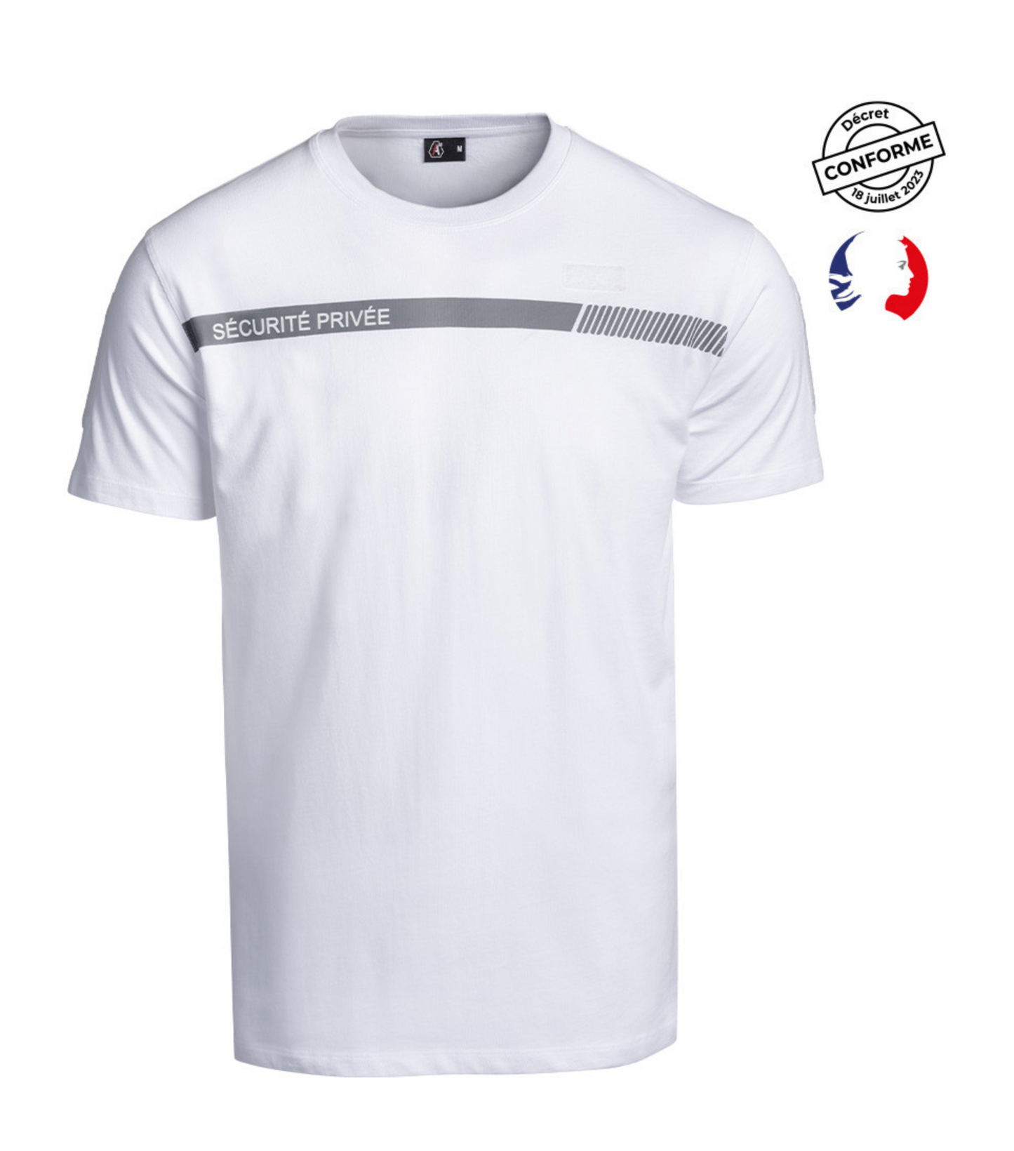 T-shirt SÉCU-ONE Sécurité Privée blanc