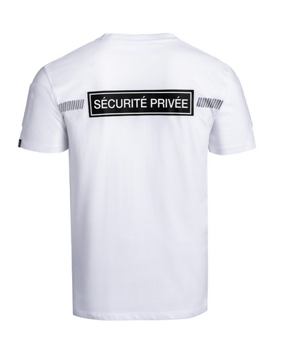 T-shirt SÉCU-ONE Sécurité Privée blanc