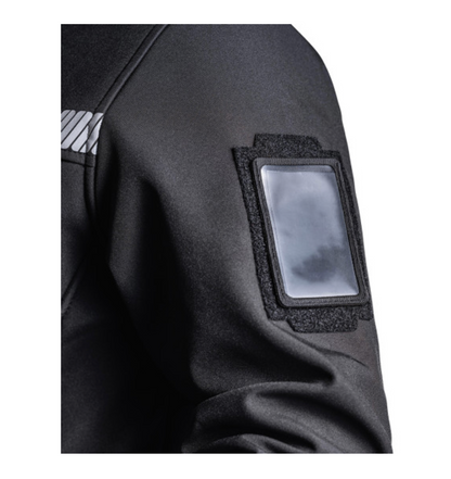 Porte-carte velcro SÉCU-ONE — Noir