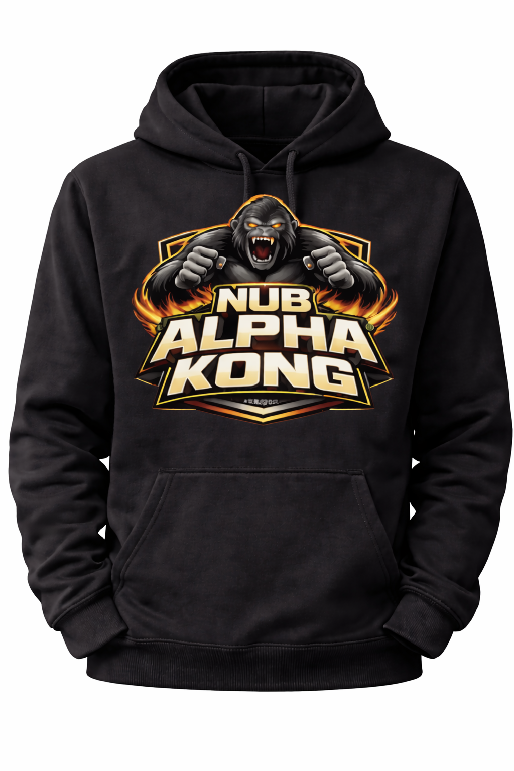 Sweat "ALPHA KONG"- NUB®- Noir