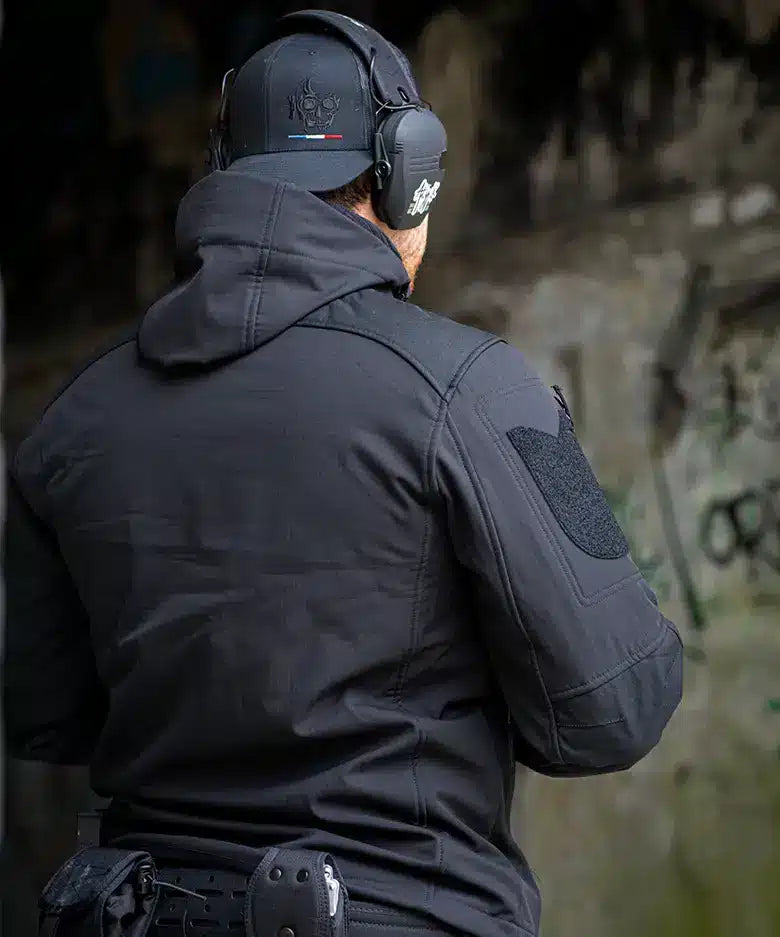 Softshell Ripstop Noire - GK DUTYCALL