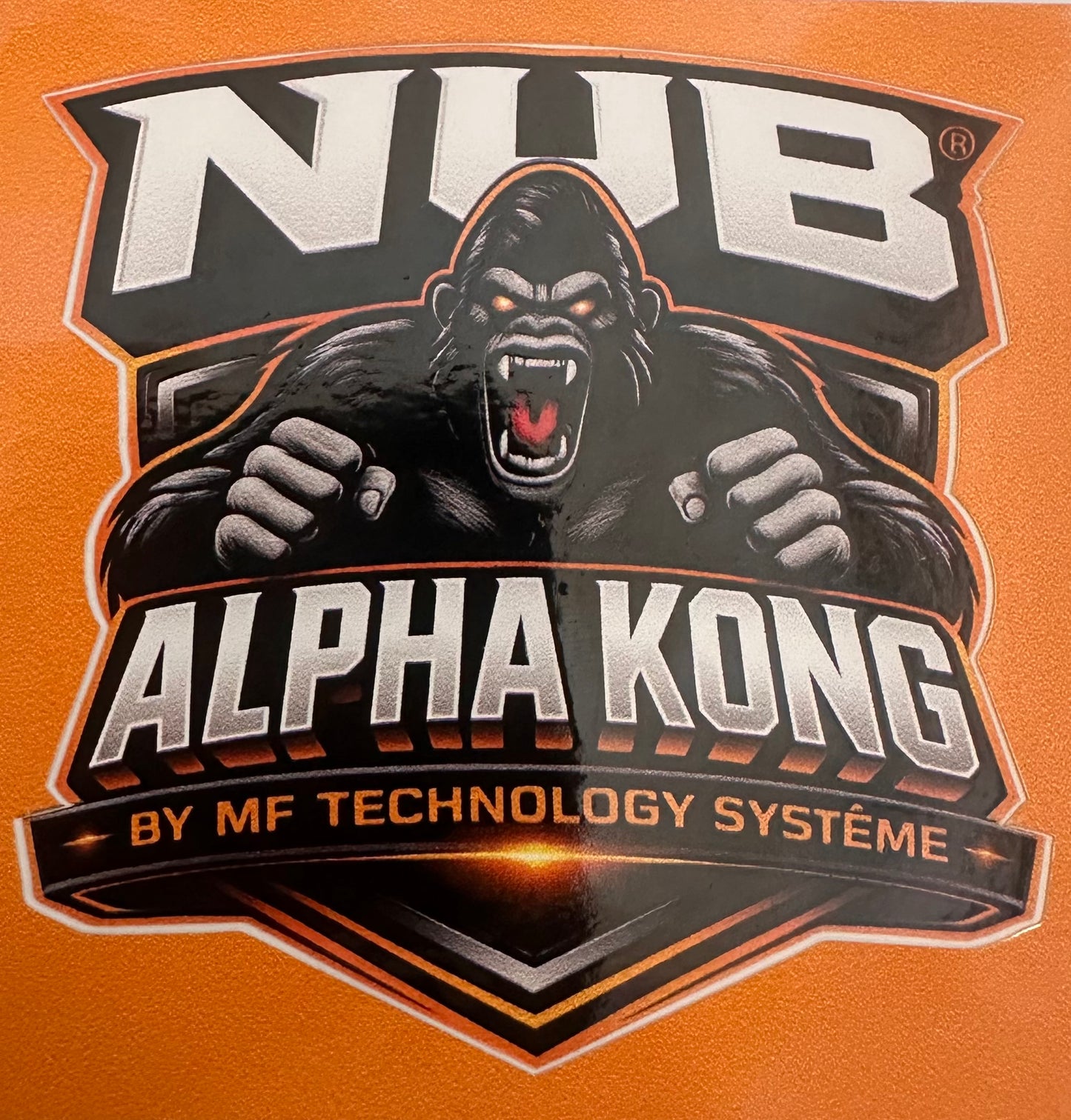 Stickers NUB® Alpha Kong — 7x7 cm
