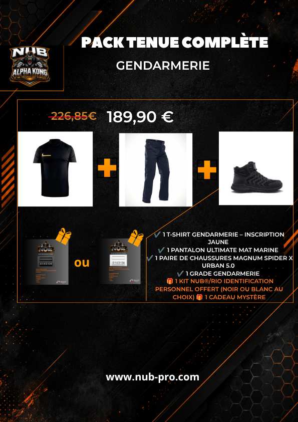 Pack Tenue Gendarmerie