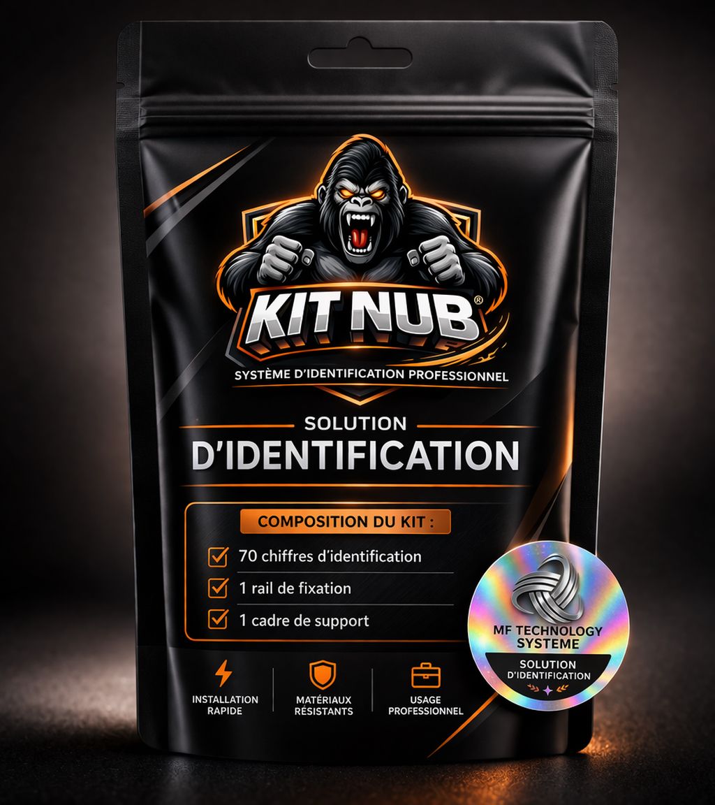 Kit NUB® Complet – Rail de Fixation + Cadre + Velcro