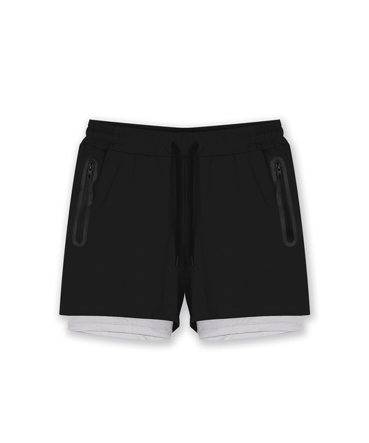 Short de Sport Sprint 2-en-1 GK UNDERCOVER Noir