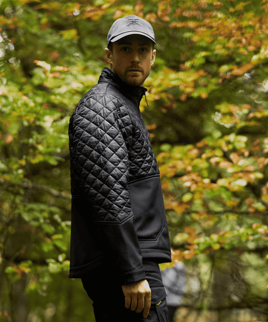 Veste Softshell Storm Bi-Matière Noire