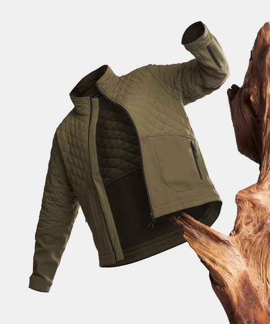 Veste Softshell Storm Bi-Matière Kaki