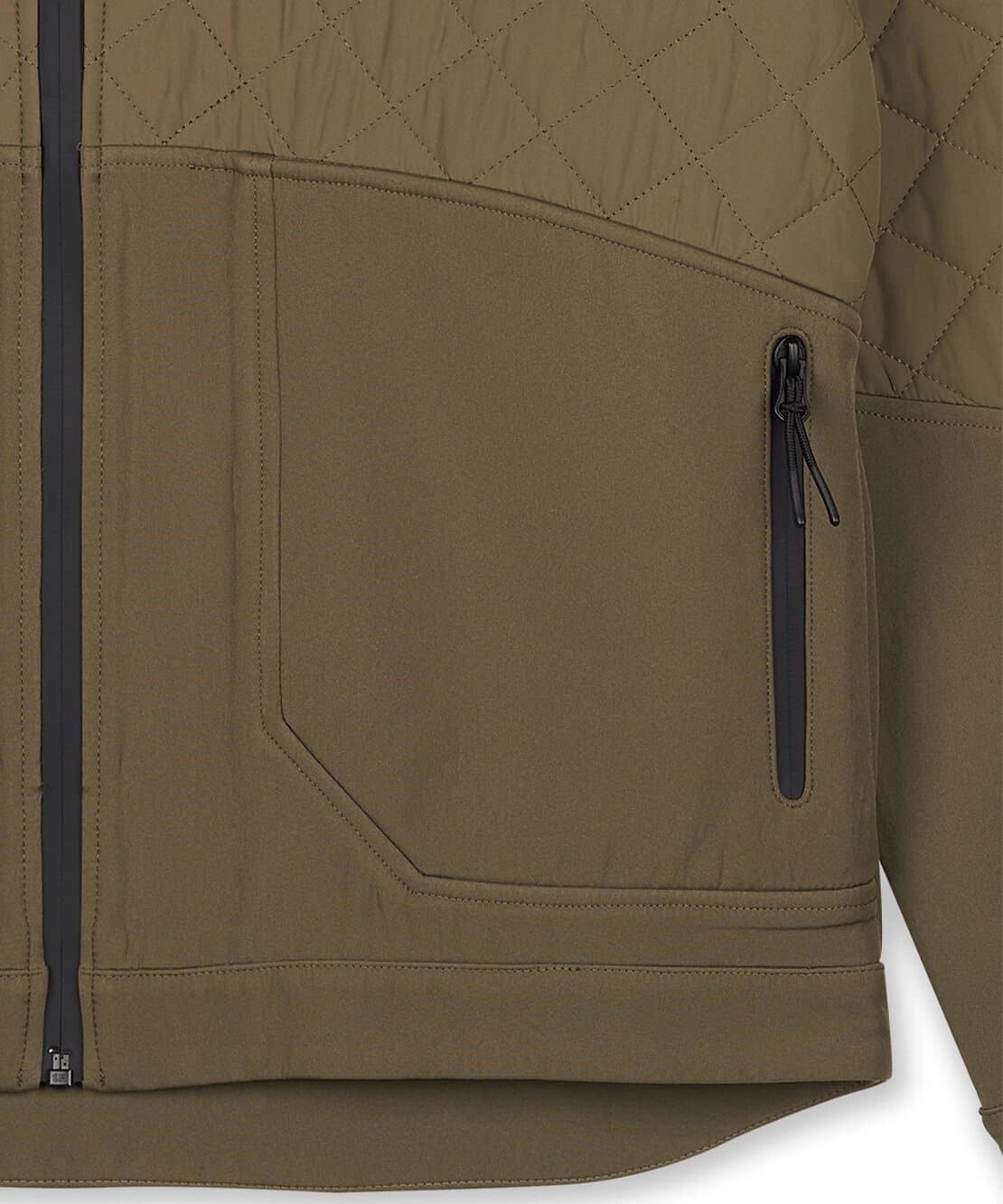 Veste Softshell Storm Bi-Matière Kaki