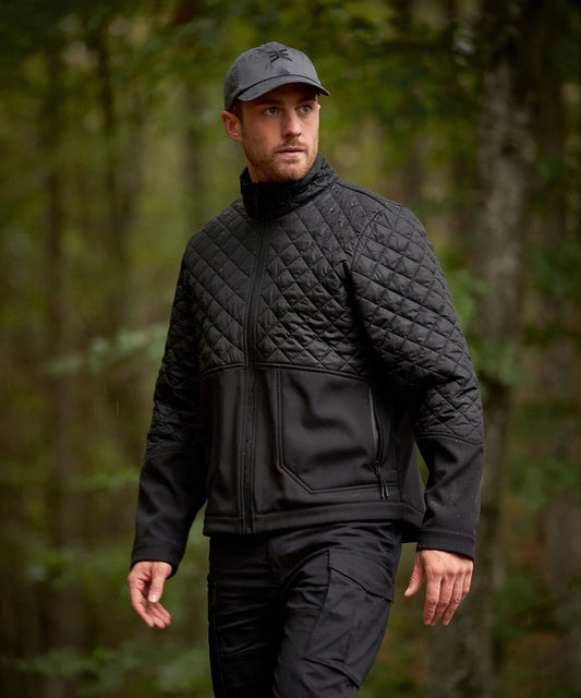 Veste Softshell Storm Bi-Matière Noire