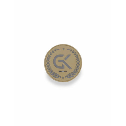 Écusson Basse Visibilité GK en Gomme - Noir