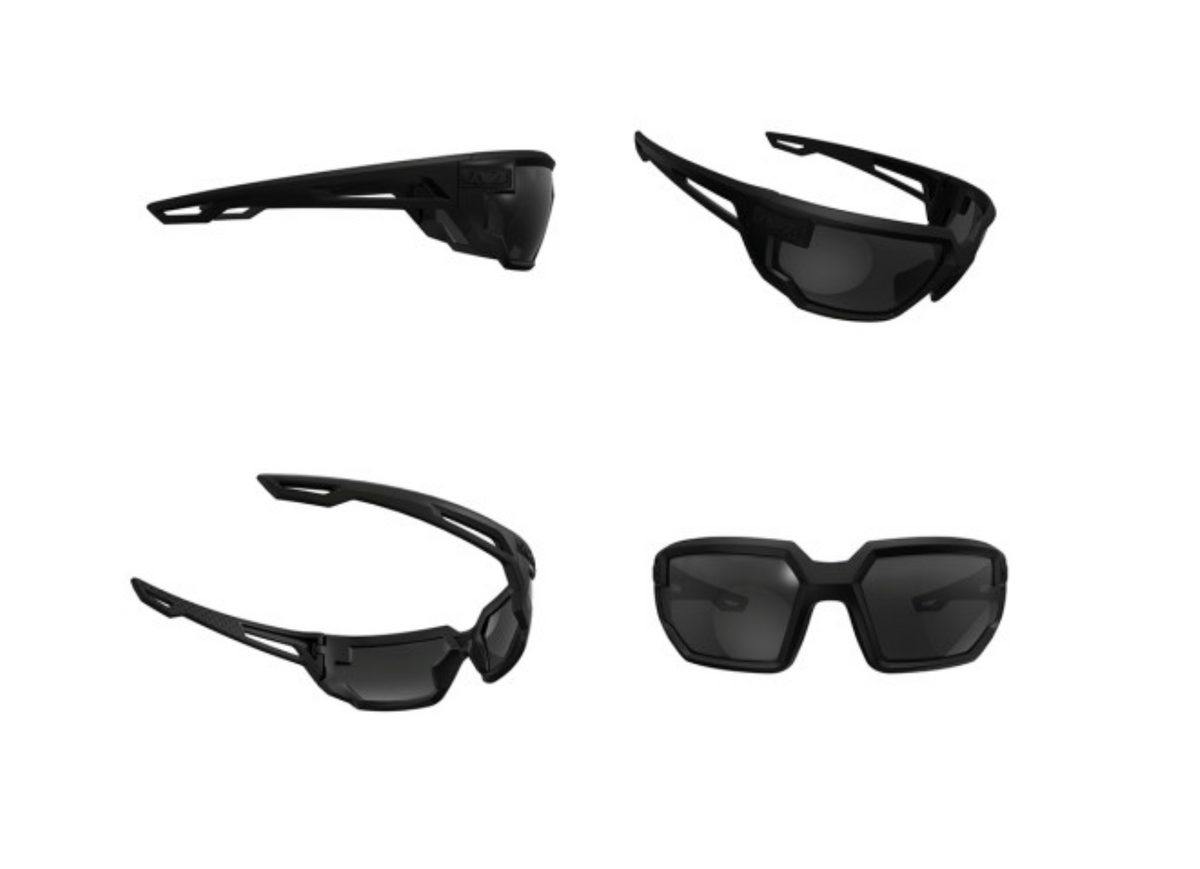 Lunettes de protection balistique Mechanix Wear Type-X verres fumé - vues multiples