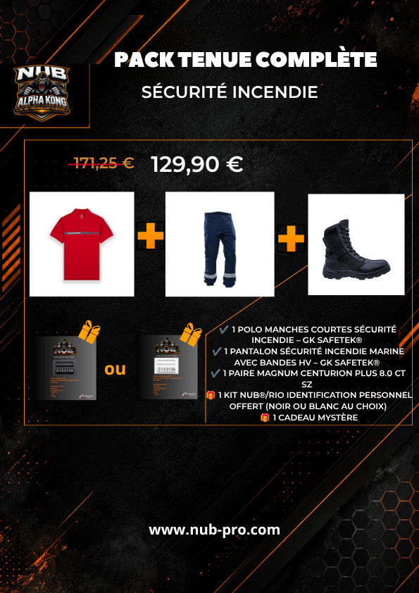 Pack Tenue Sécurité Incendie