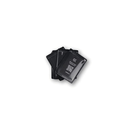 SUPPORT POUR CARTE PROFESSIONNELLE AVEC VELCRO NOIR – LOT DE 10 GK SAFETEK®